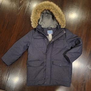 JACADI NAVY WINTER COAT